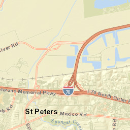 5847-5873 Mexico Road, St. Peters, MO Street Map