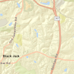 13801-14005 Old Jamestown Road, Florissant Street Map