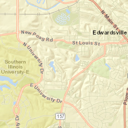 Governors Parkway, Edwardsville, IL Street Map