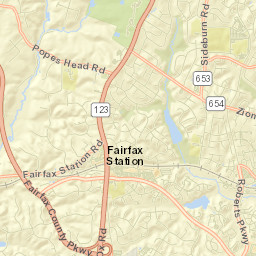 Fairfax Station Street Map