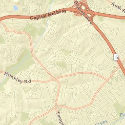 Temple Hills Street Map