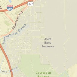 Andrews AFB Street Map