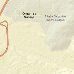 Aliağa Street Map