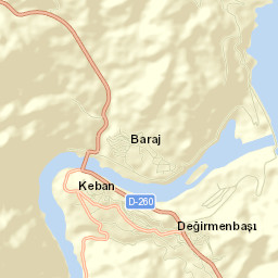 Keban Street Map