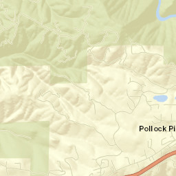Pollock Pines Street Map