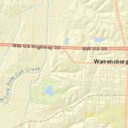 100-110 North Holden Street, Warrensburg Street Map