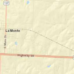 La Monte Street Map