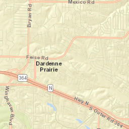 Dardenne Prairie Street Map