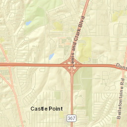 Castle Point Street Map