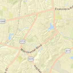 Franconia Street Map