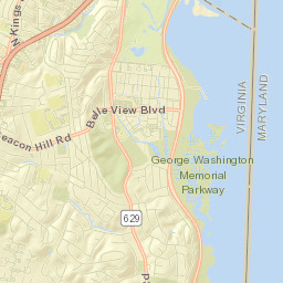 Belle Haven Street Map