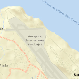 Lajes Street Map