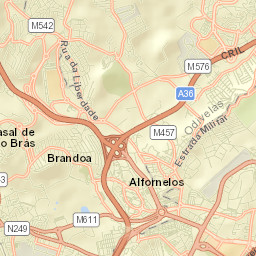 Famões Street Map