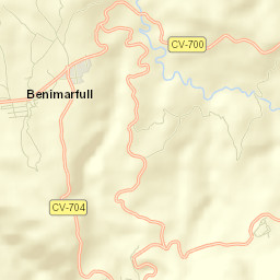 Benimarfull Street Map