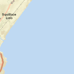 Squillace Lido Street Map