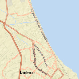 Lankaran Street Map
