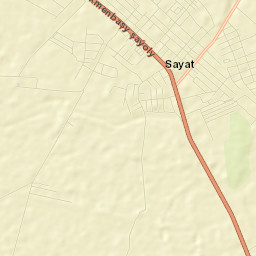 Saýat Street Map