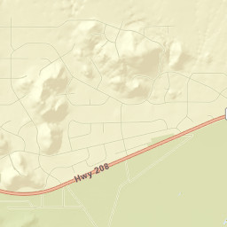 Topaz Ranch Estates Street Map