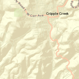 Cripple Creek Street Map