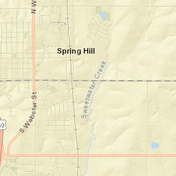 Spring Hill Street Map