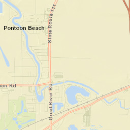 Pontoon Beach Street Map