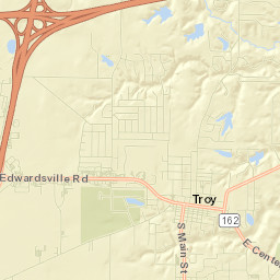 Historic U.S. 66 & Interstate 70 & Interstate 55 & Street Map