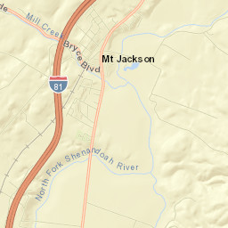 Mount Jackson Street Map