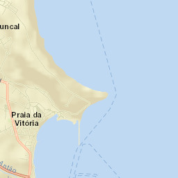 Praia da Vitória Street Map