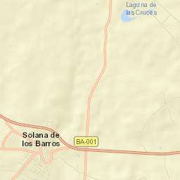 Solana de los Barros Street Map
