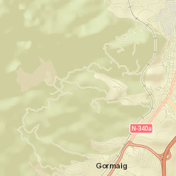 Cocentaina Street Map