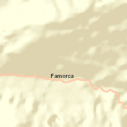 Famorca Street Map