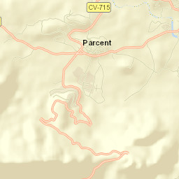 Parcent Street Map