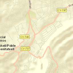 Benitachell Street Map