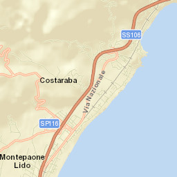 Montepaone Lido Street Map