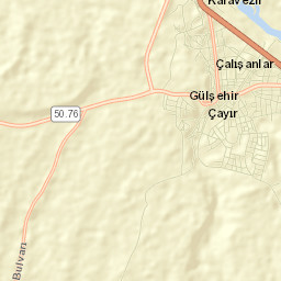 Gülşehir Street Map