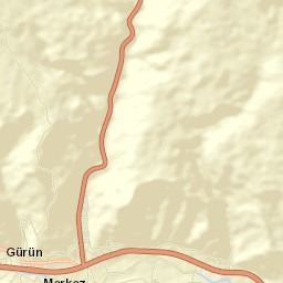Gürün Street Map