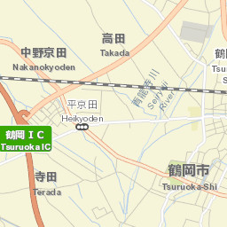 Tsuruoka Street Map