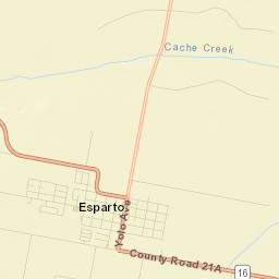 Esparto Street Map