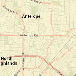 7750 Oceano Ct Antelope CA 95843 Street Map