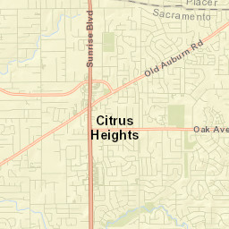 7220 Geowood Way, Citrus Heights, CA Street Map