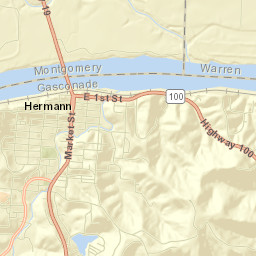 Hermann Street Map