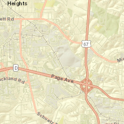 1859-1877 Schuetz Road Saint Louis MO Street Map