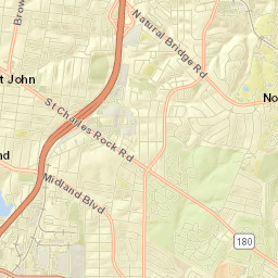 Saint Johns Street Map
