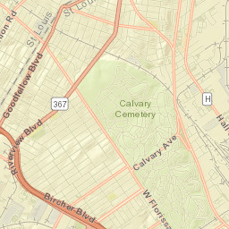 1056-1058 Gimblin St St Louis MO Street Map