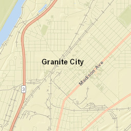 1100-1148 Niedringhaus Avenue, Granite City Street Map