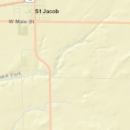 Saint Jacob Street Map