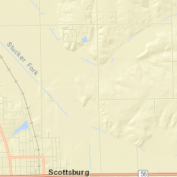 Scottsburg Street Map