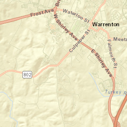 Warrenton Street Map