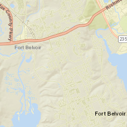 Fort Belvoir Street Map