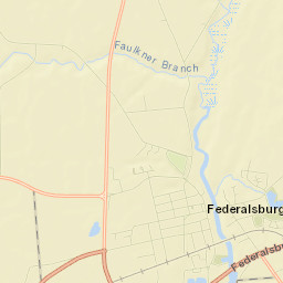 Federalsburg Street Map